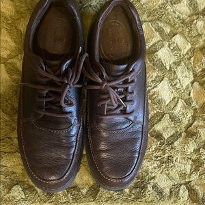 Rockport Dark Brown Leather Men's Oxfords
